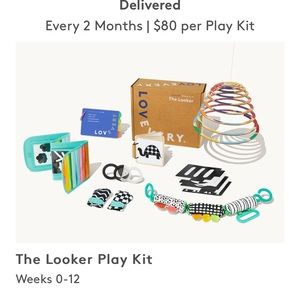 Lovevery the looker set 0-3 month